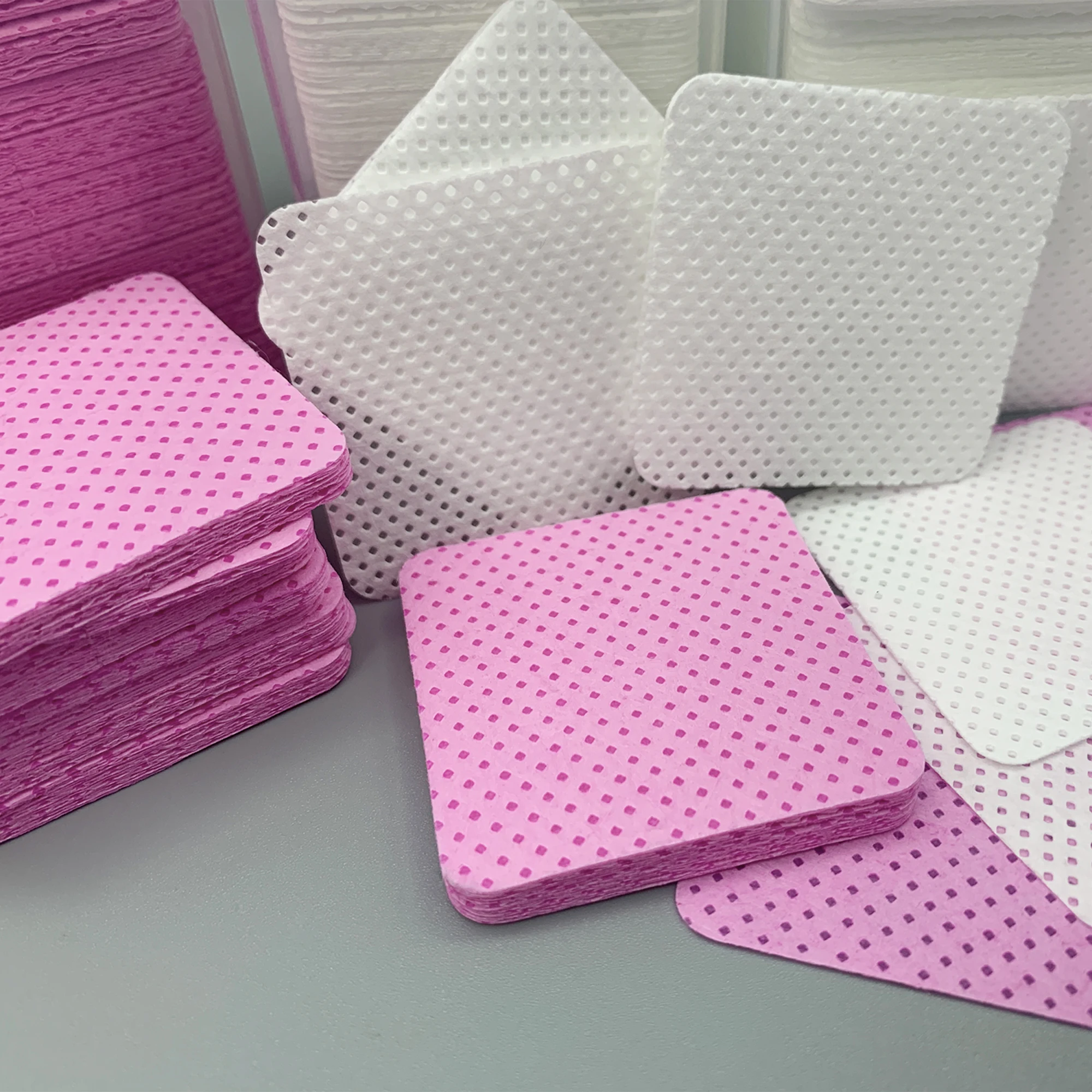 Eyelash Extension Glue - 100/300pcs Wipes Paper Cotton Eyelash Glue