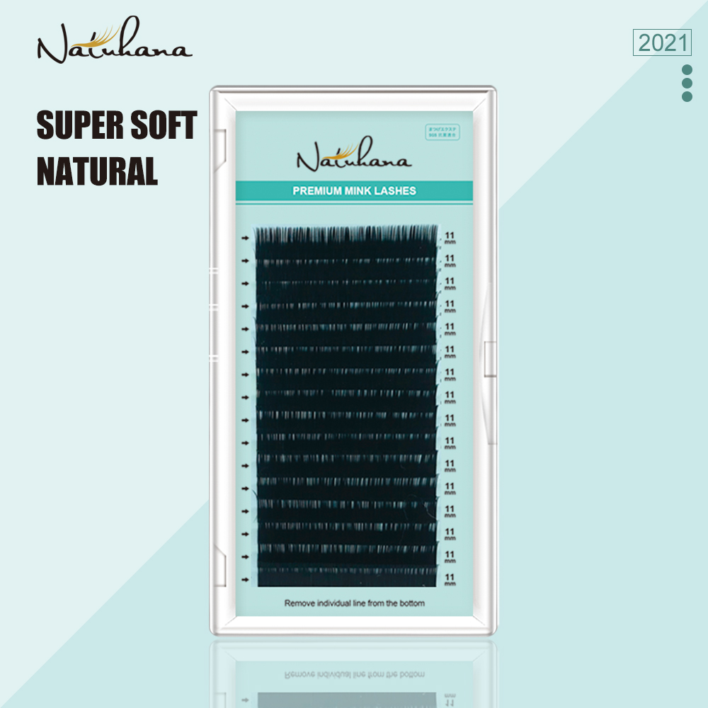 Eyelash Extension Wet Look - NATUHANA 16Rows C cc D dd