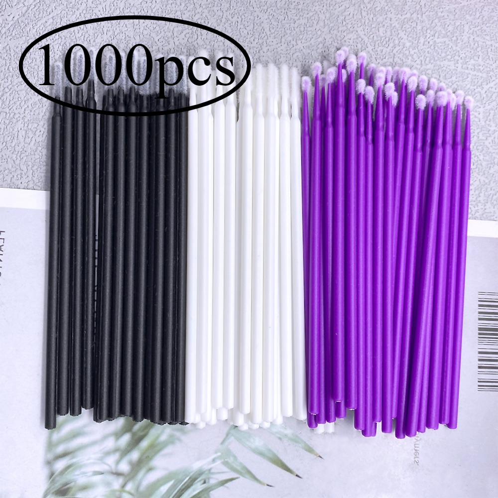 Eyelash Extension Repair - 1000pcs/lot Eyelash Extension Cleaning Swabs Lash