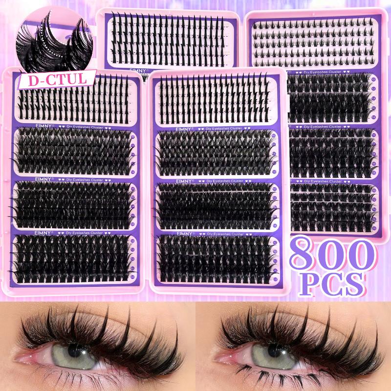 Eyelash Extension Individual - DIY Cluster Lashes Mixed Tray Natural
