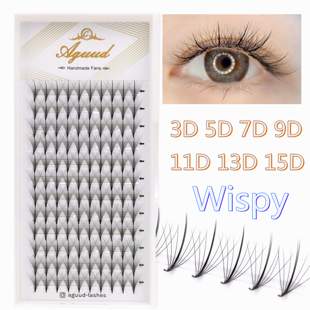 AGUUD Pointy Base Wispy Premad - Eyelash Extension Hybrid avaliação e preço