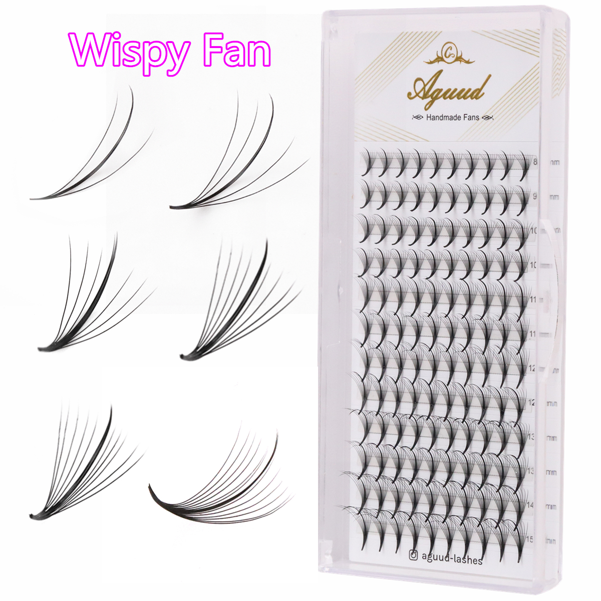 AGUUD Pointy Base Wispy Premad - Eyelash Extension Hybrid avaliação e preço