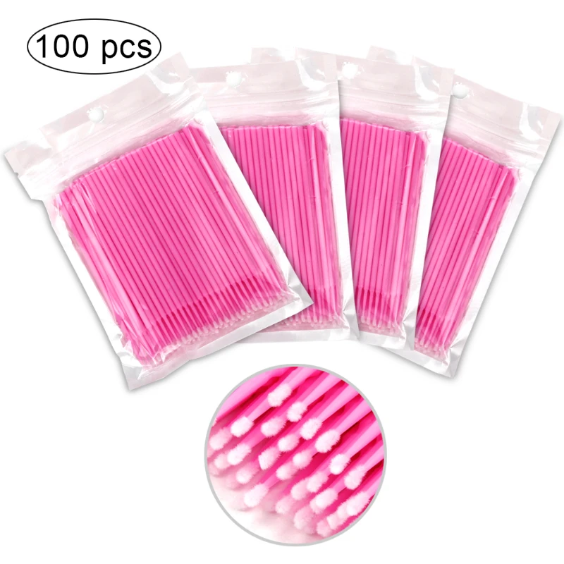 100Pcs/bag Disposable Eyelash  - Eyelash Extension Removal avaliação e preço