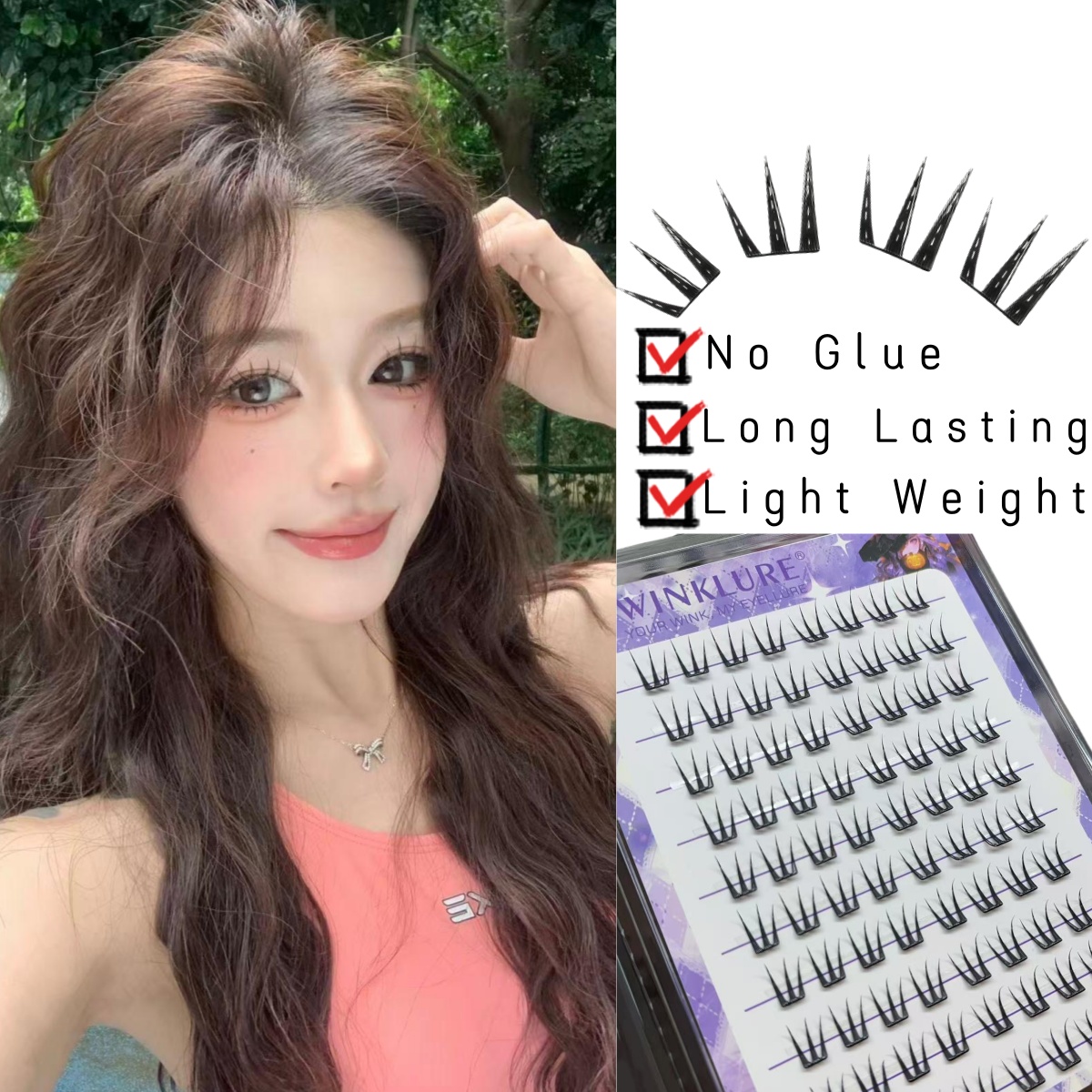 WINKLURE  No-Gule Fairy False  - Eyelash Extension No 10 avaliação e preço