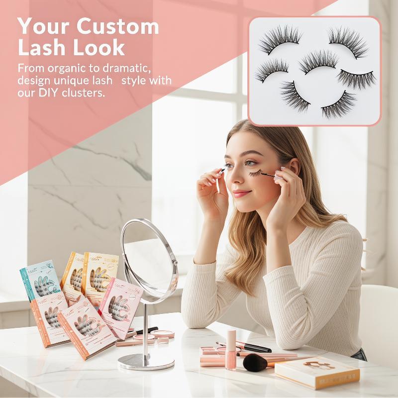 7 Rows Self-Adhesive Eyelashes - Eyelash Extension Individual avaliação e preço