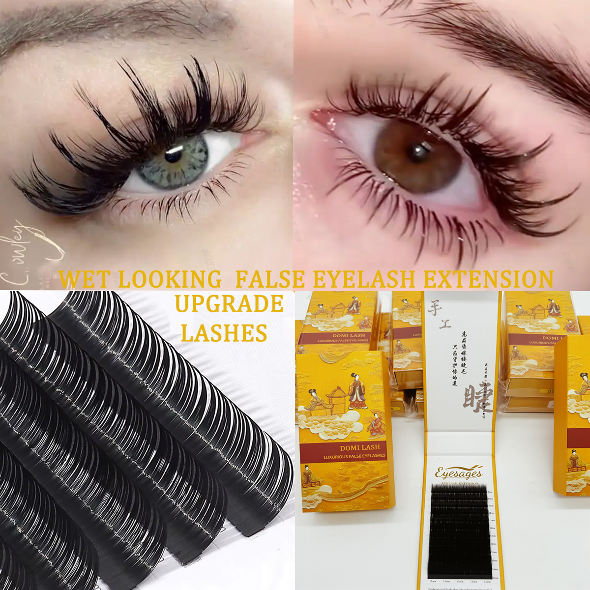 Domi Wet Look A Shape Autumn W - Eyelash Extension Wet Look avaliação e preço