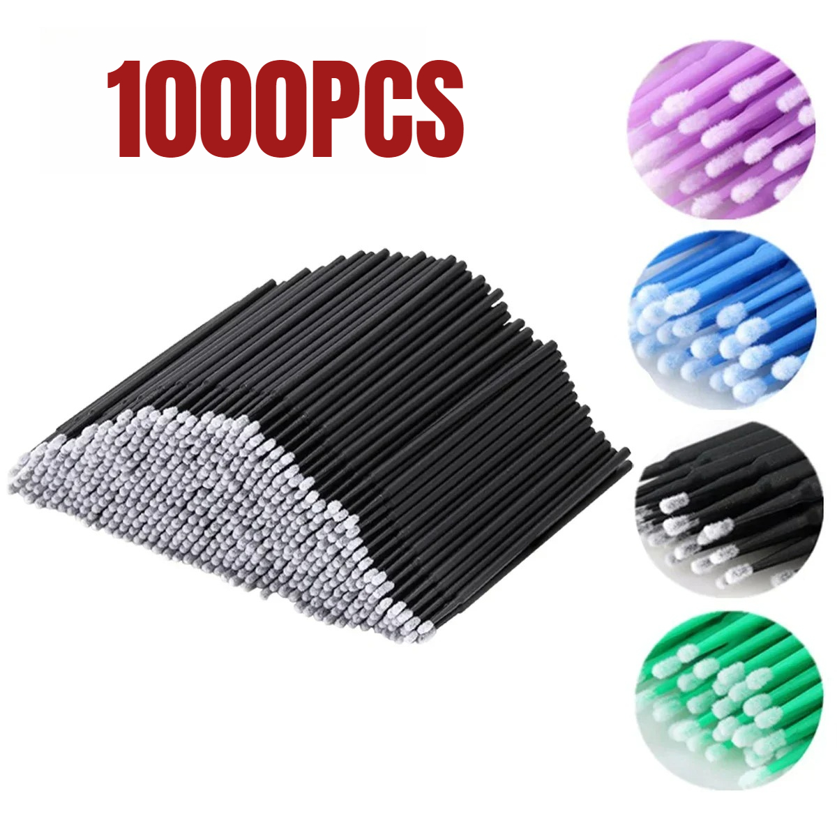 1000/500PCS Eyelash Cleaning B - Eyelash Extension Removal avaliação e preço