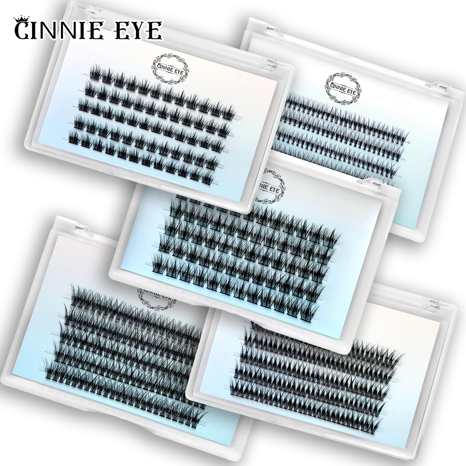 New 100 Cluster Bundles DIY In - Eyelash Extension Doll Eye avaliação e preço
