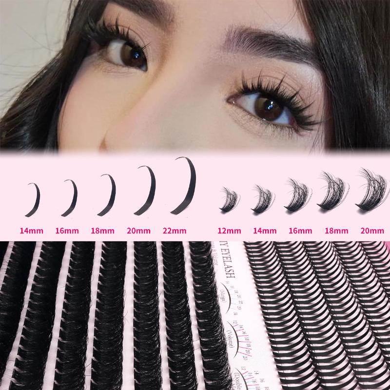 1 Box False Eyelashes Clusters - Eyelash Extension Individual avaliação e preço