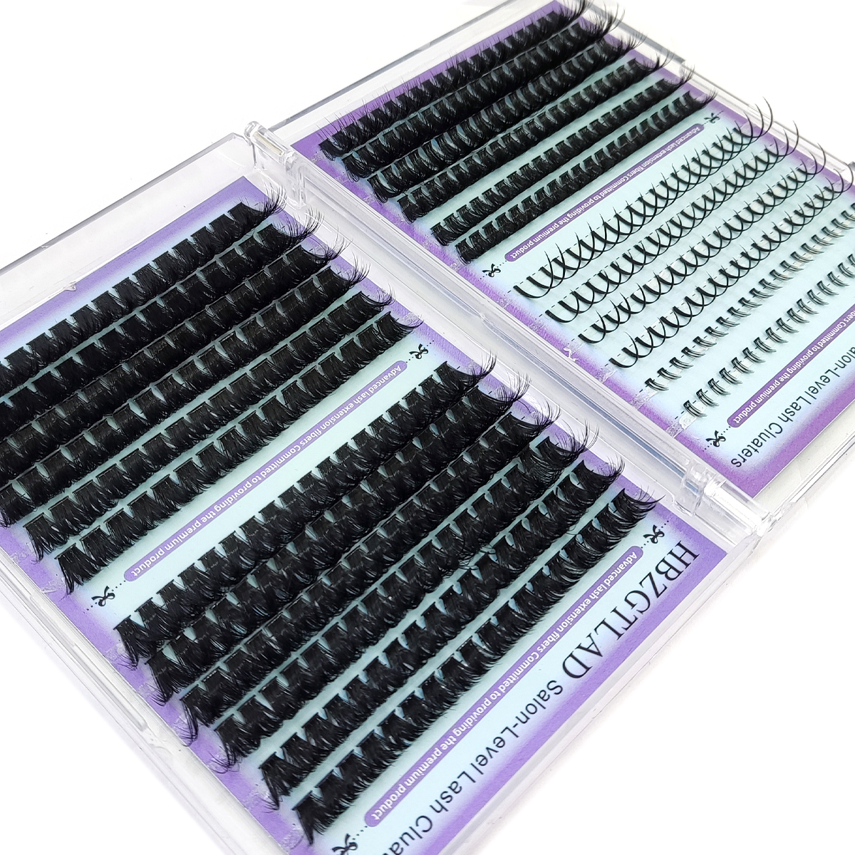 New 24Rows 60D-180D Lash Spike - Eyelash Extension Wet Look avaliação e preço