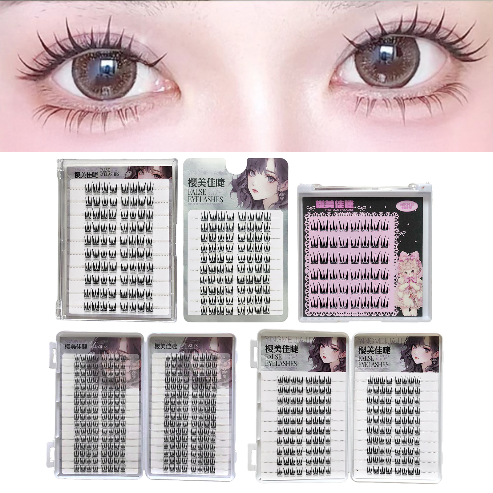 New Doll False Eyelashes V-Sha - Eyelash Extension Doll Eye avaliação e preço