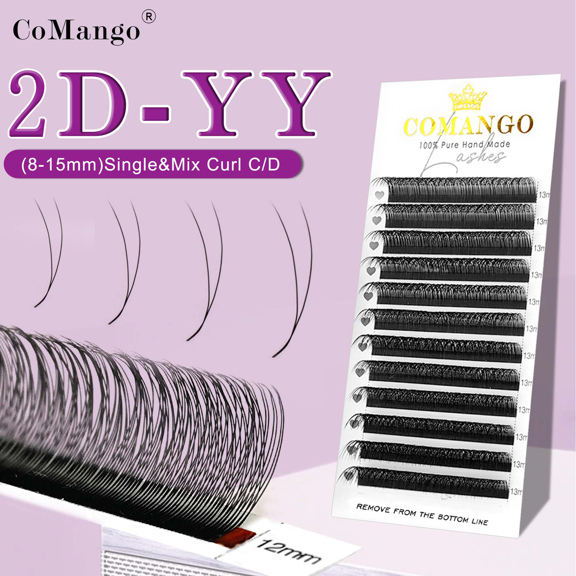 CoMango C/D Curl High Quality  - Eyelash Extension Hybrid avaliação e preço