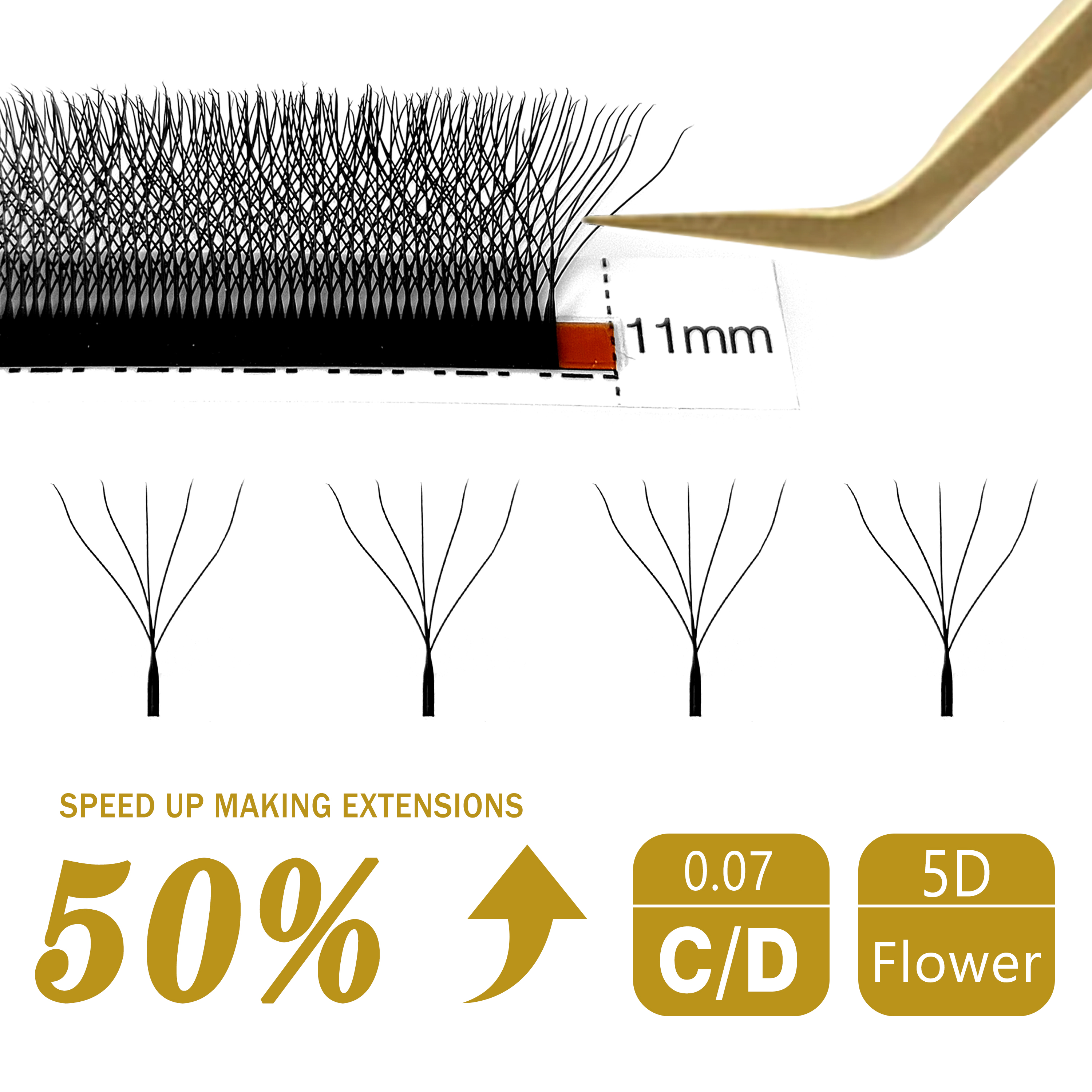 CoMango C/D Curl High Quality  - Eyelash Extension Hybrid avaliação e preço