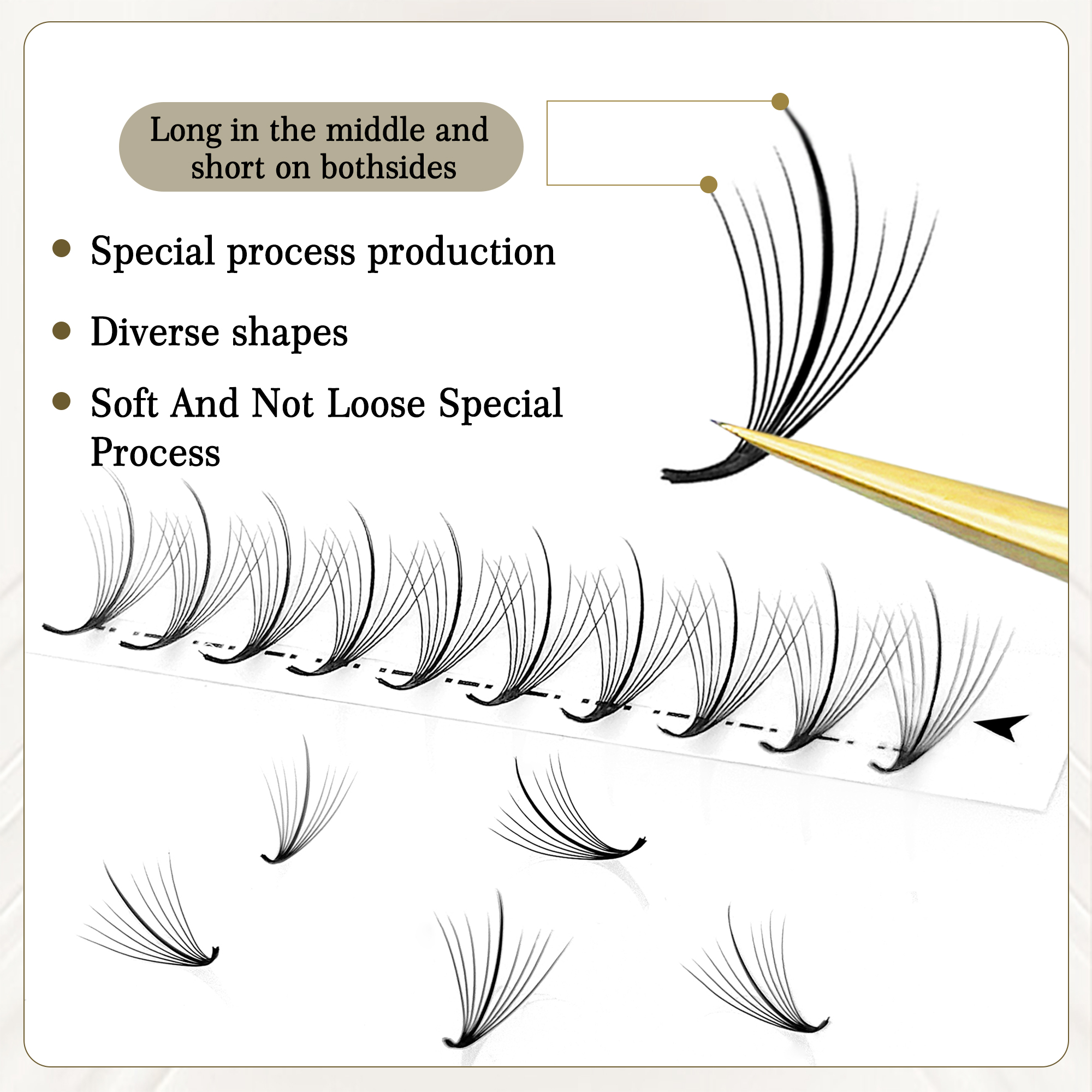 CoMango Wispy Fans Russian Vol - Eyelash Extension Hybrid avaliação e preço