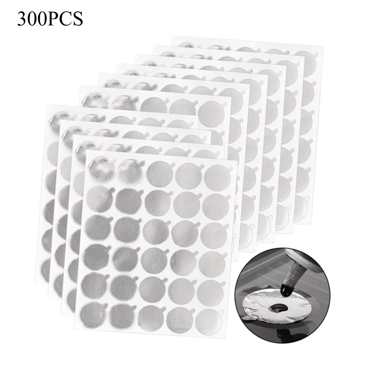 300pcs Foil Sticker Pads(10 Sh - Eyelash Extension Repair avaliação e preço
