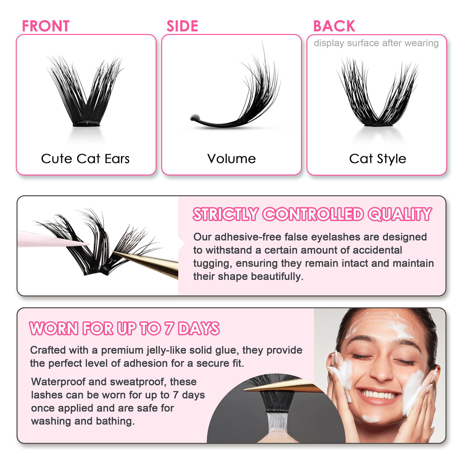 SEEDEW 3D V-shaped Thick False - Eyelash Extension Glue avaliação e preço
