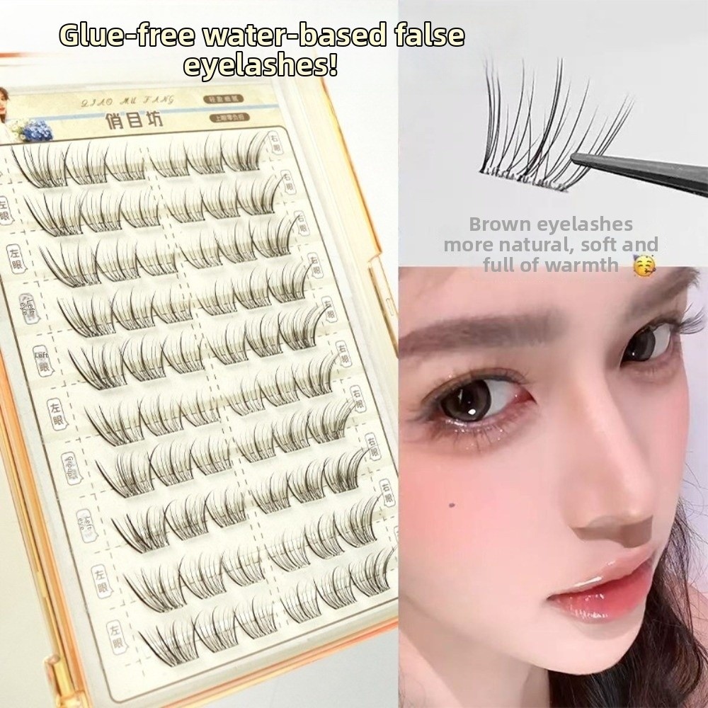 Mocha Brown Self Adhesive Fals - Eyelash Extension No 10 avaliação e preço