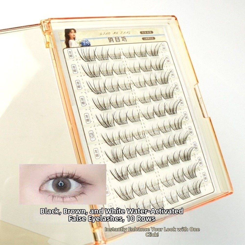 Mocha Brown Self Adhesive Fals - Eyelash Extension No 10 avaliação e preço