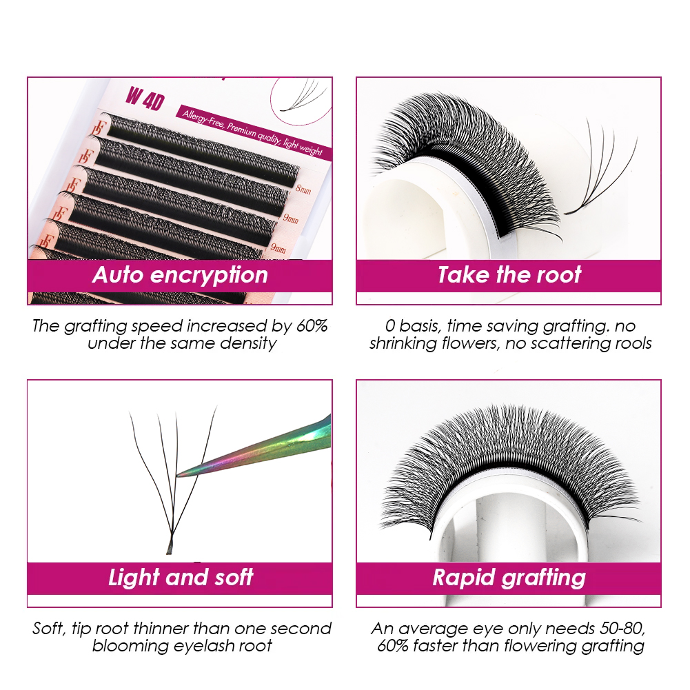 FADVAN 8-12/8-14mm Eyelashes W - Eyelash Extension Hybrid avaliação e preço
