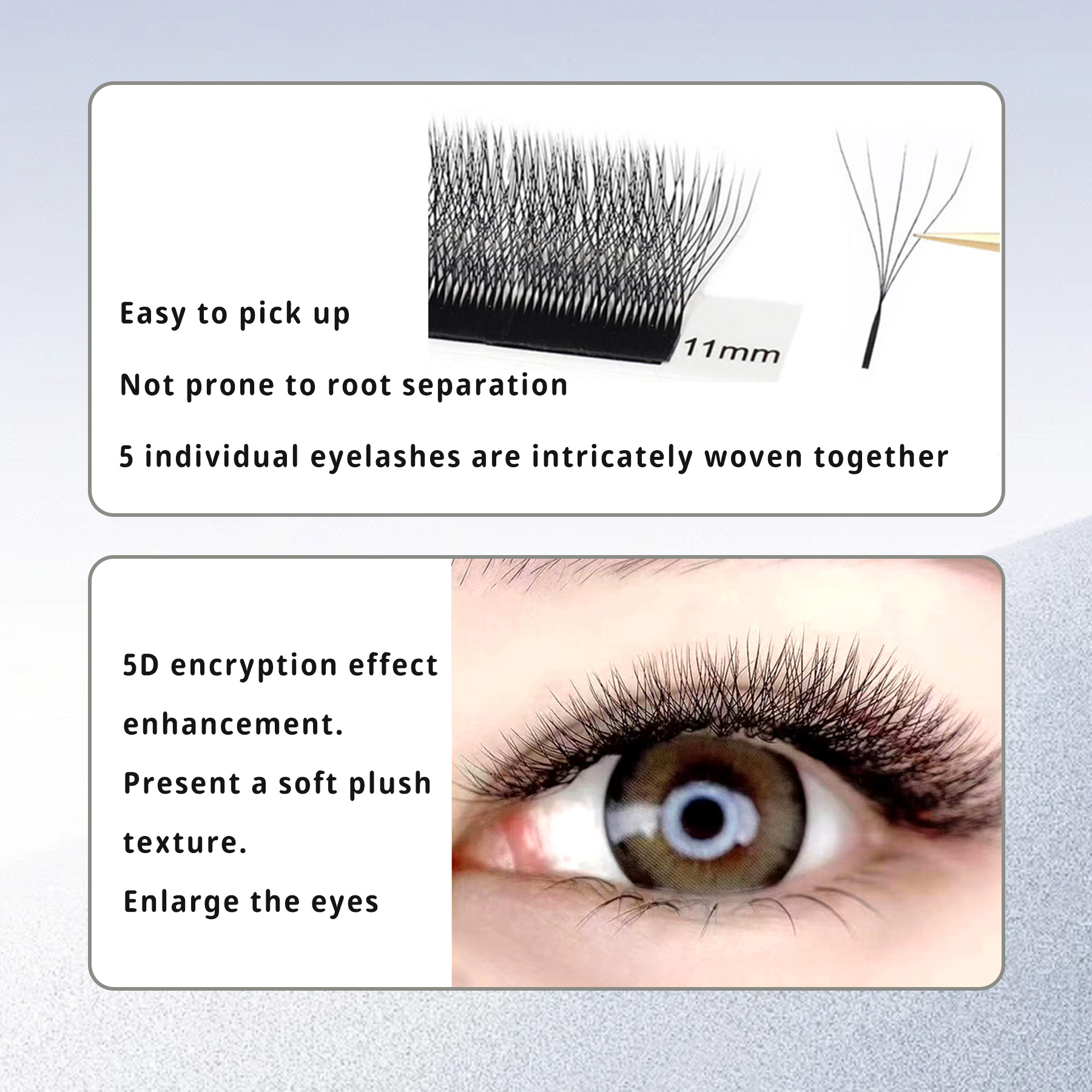 5D Hybrid Extension Eyelashes  - Eyelash Extension Hybrid avaliação e preço