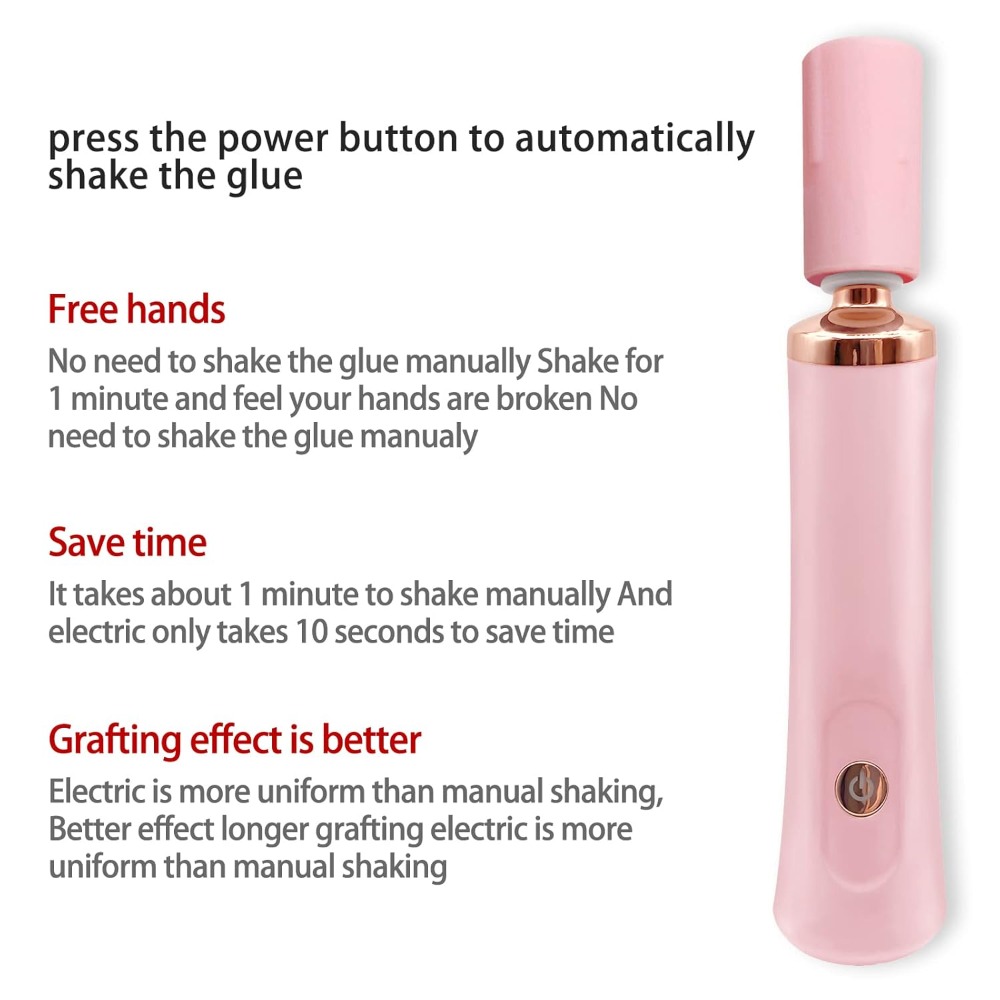 Pink Electric Nail Lacquer Sha - Eyelash Extension Glue avaliação e preço