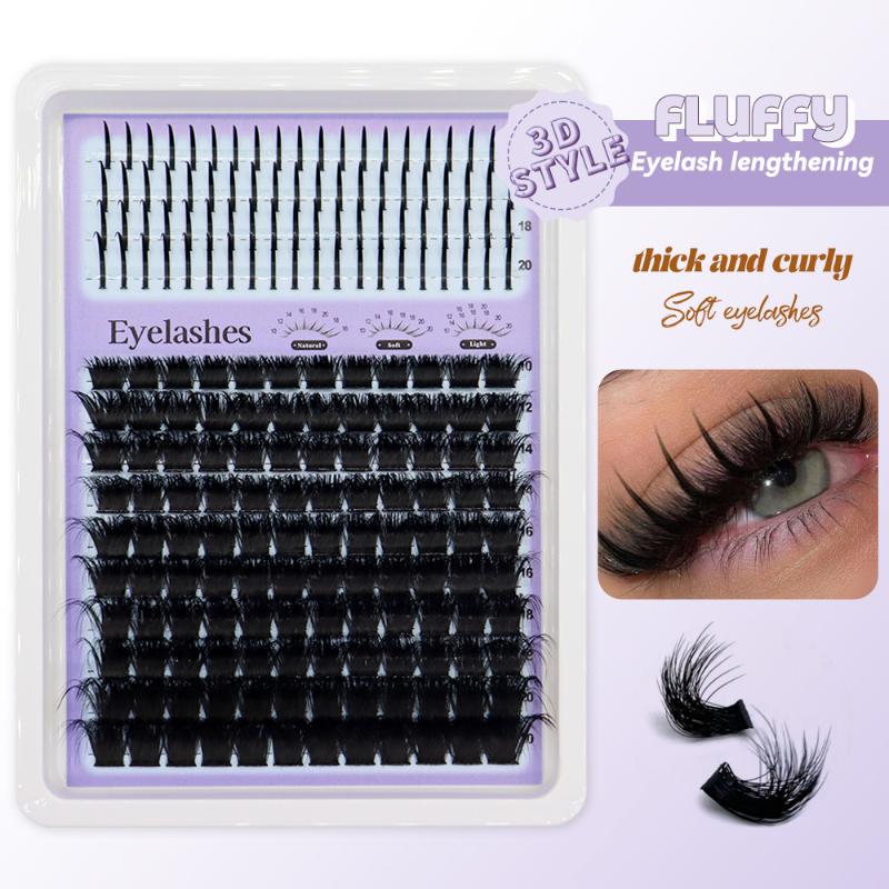 14 Rows Lash Clusters Spikes E - Eyelash Extension Individual avaliação e preço