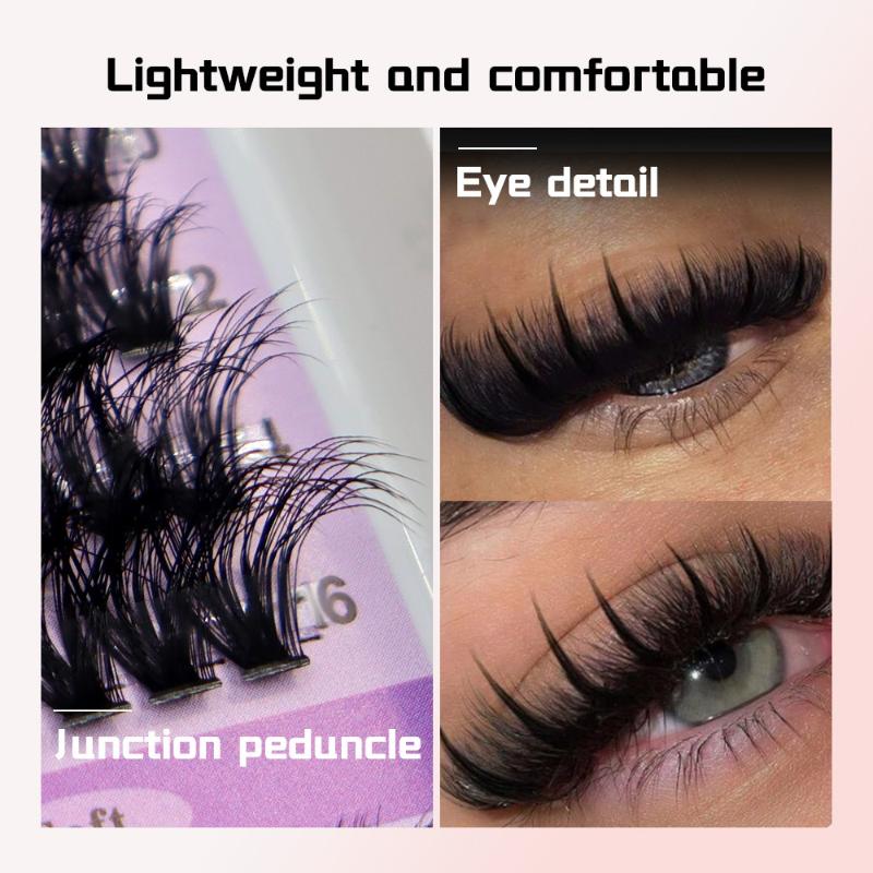 14 Rows Lash Clusters Spikes E - Eyelash Extension Individual avaliação e preço