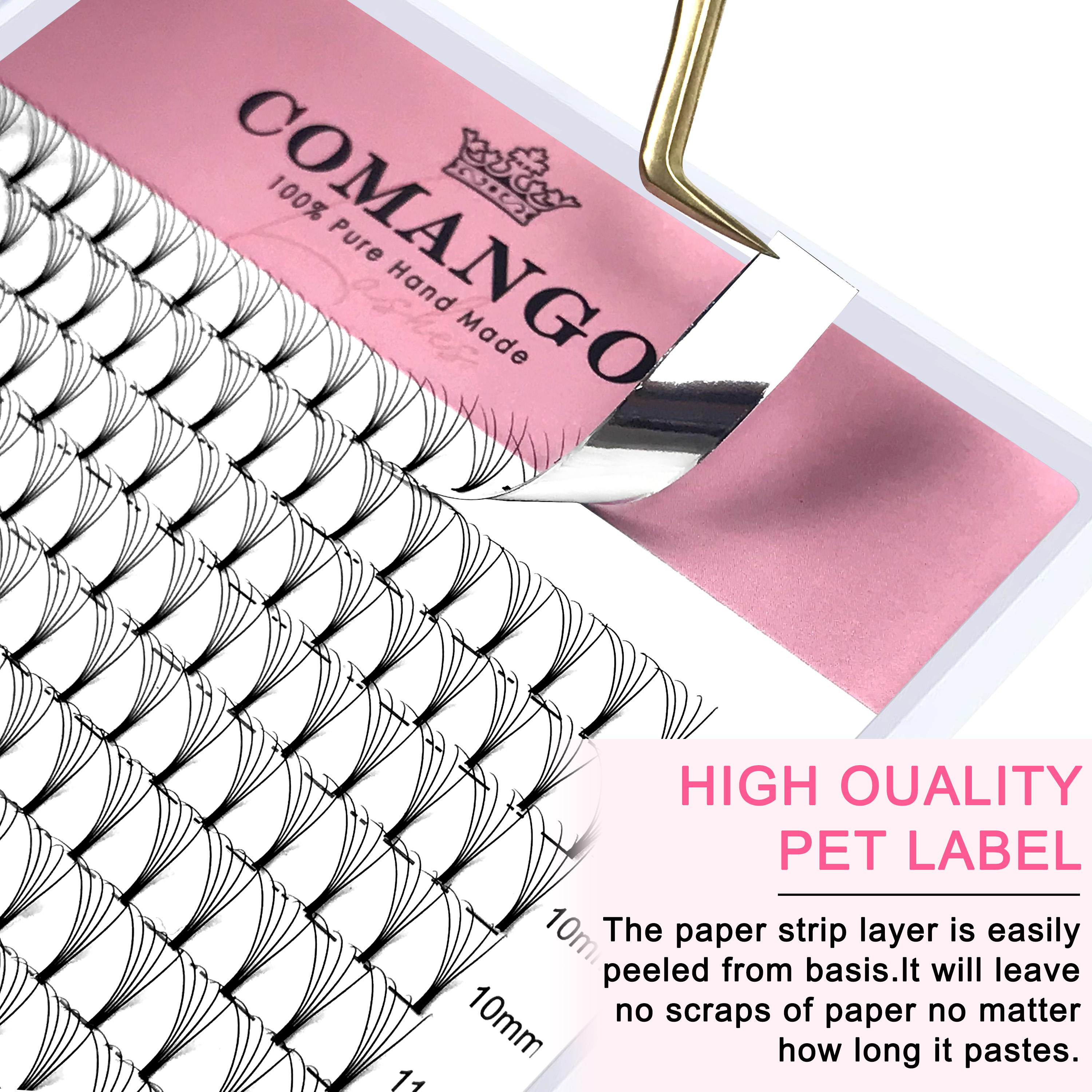 CoMango 320pcs Short Stem Prem - Eyelash Extension Wet Look avaliação e preço