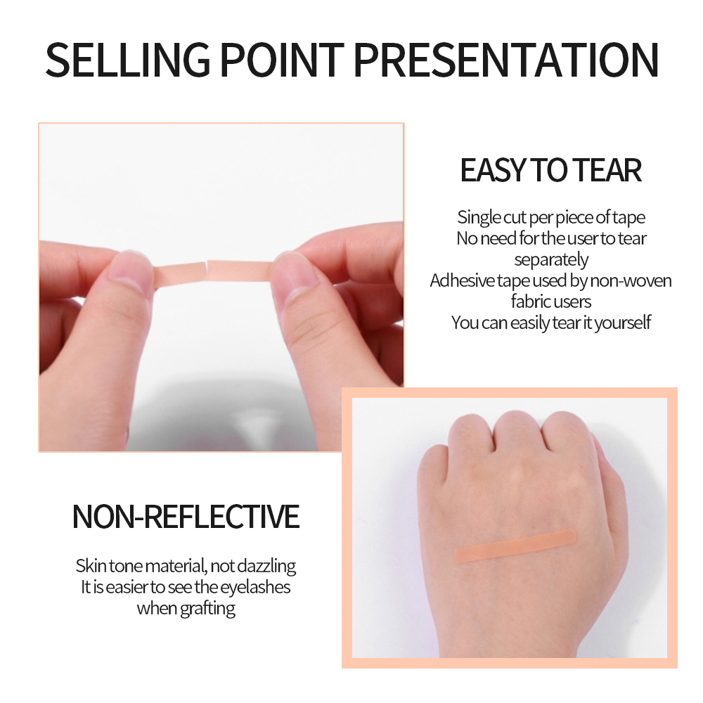 10/20pcs Eyelash Tape Non Wove - Eyelash Extension Repair avaliação e preço