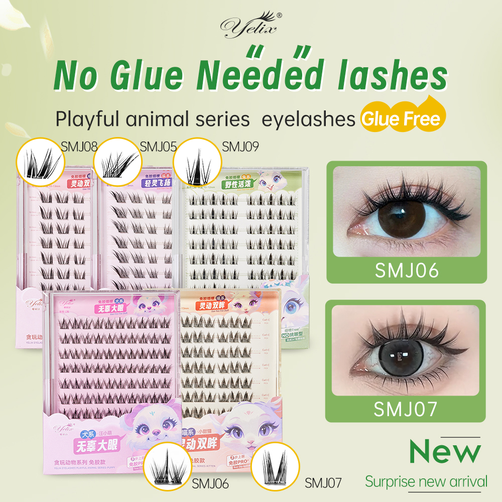 Yelix No Glue Needed False Eye - Eyelash Extension No 10 avaliação e preço
