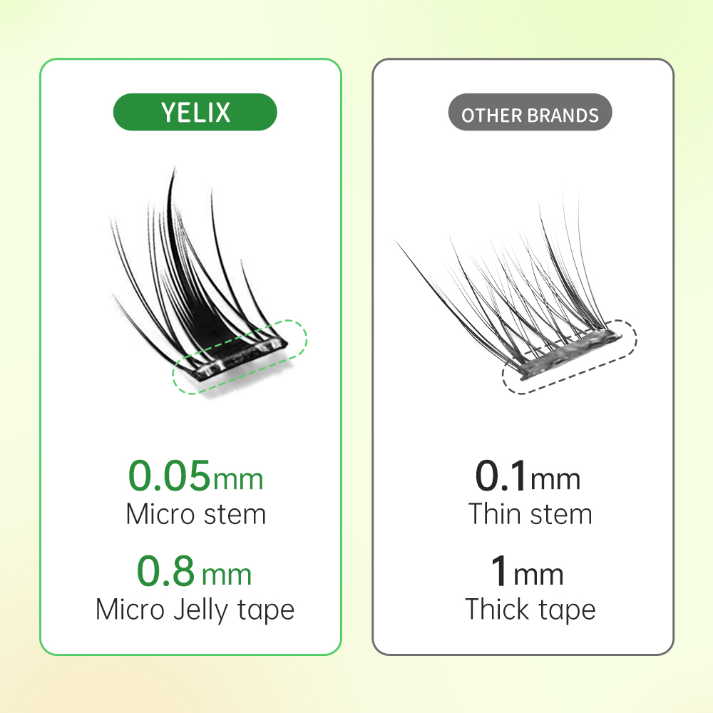 Yelix No Glue Needed False Eye - Eyelash Extension No 10 avaliação e preço