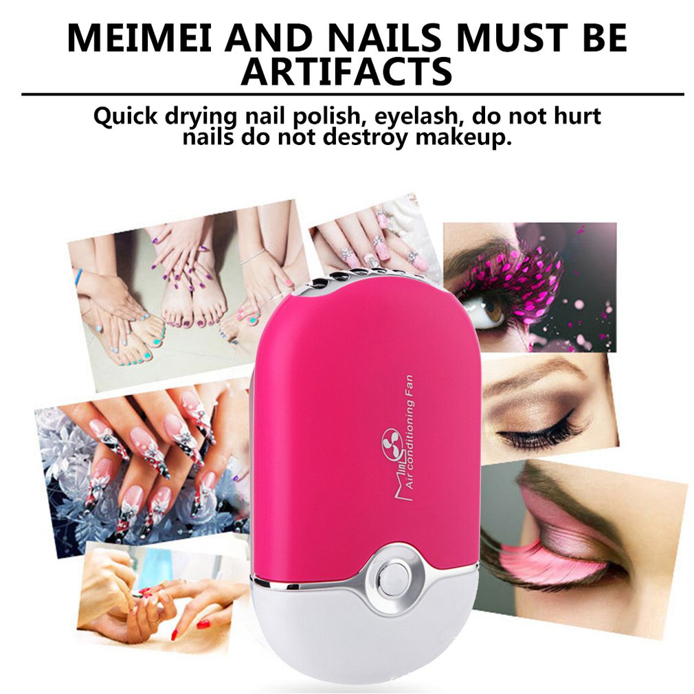Portable Mini Air Cooling Fan  - Eyelash Extension No 10 avaliação e preço