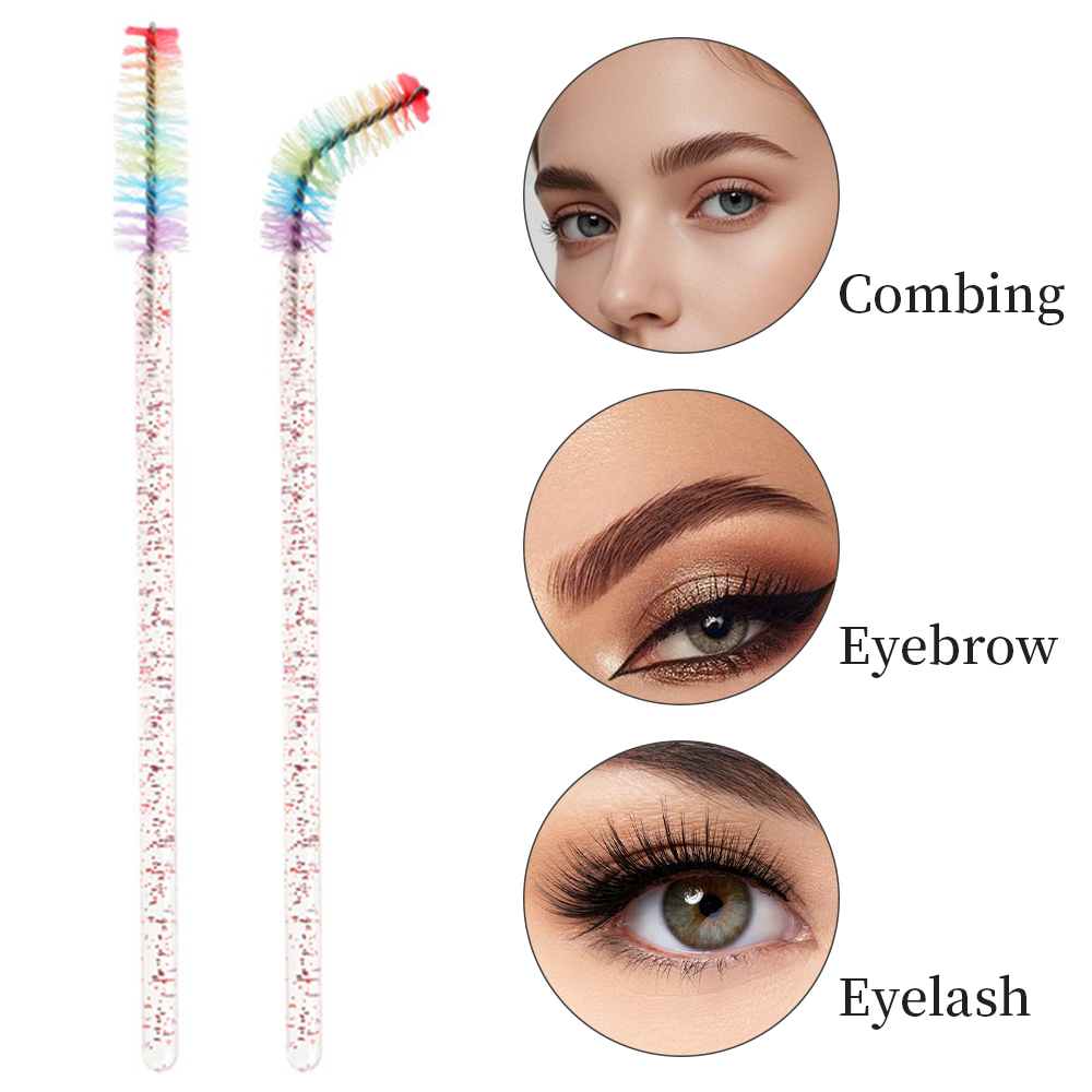 50PCS Rainbow Crystal Eyelash  - Eyelash Extension Repair avaliação e preço