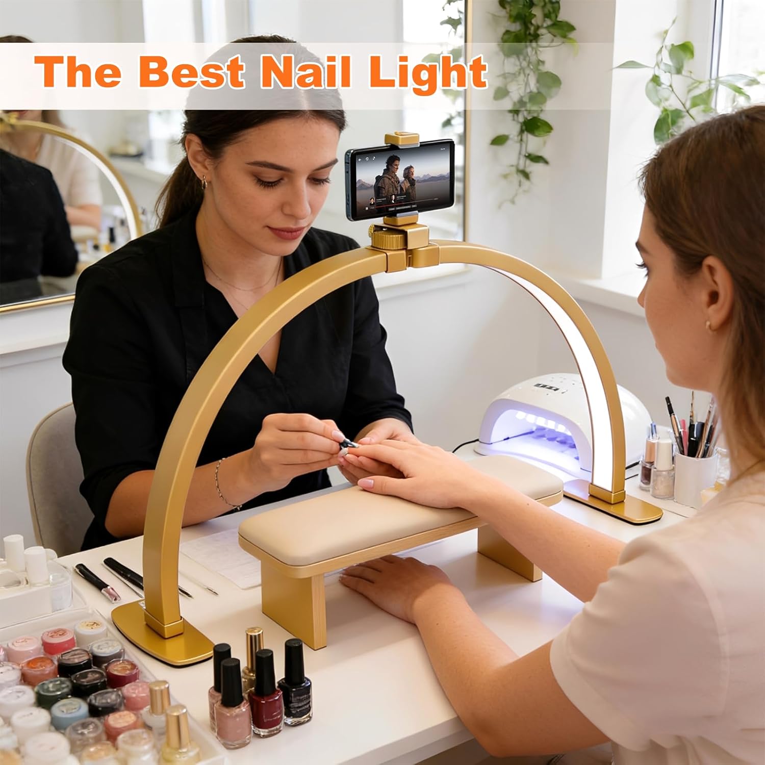 29IN Folding Half-Moon LED Lam - Eyelash Extension No 10 avaliação e preço