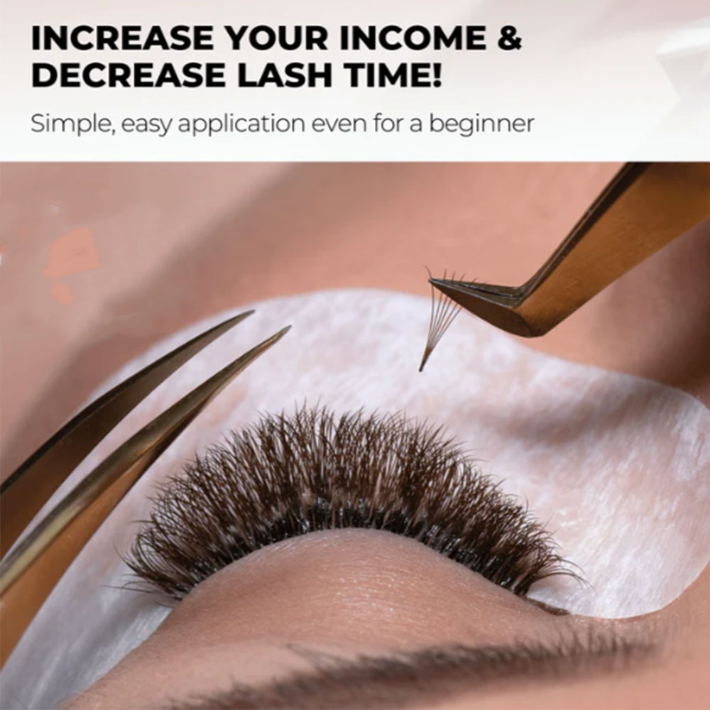 3D 6D 8D Brown Colored 1000 Fa - Eyelash Extension Hybrid avaliação e preço