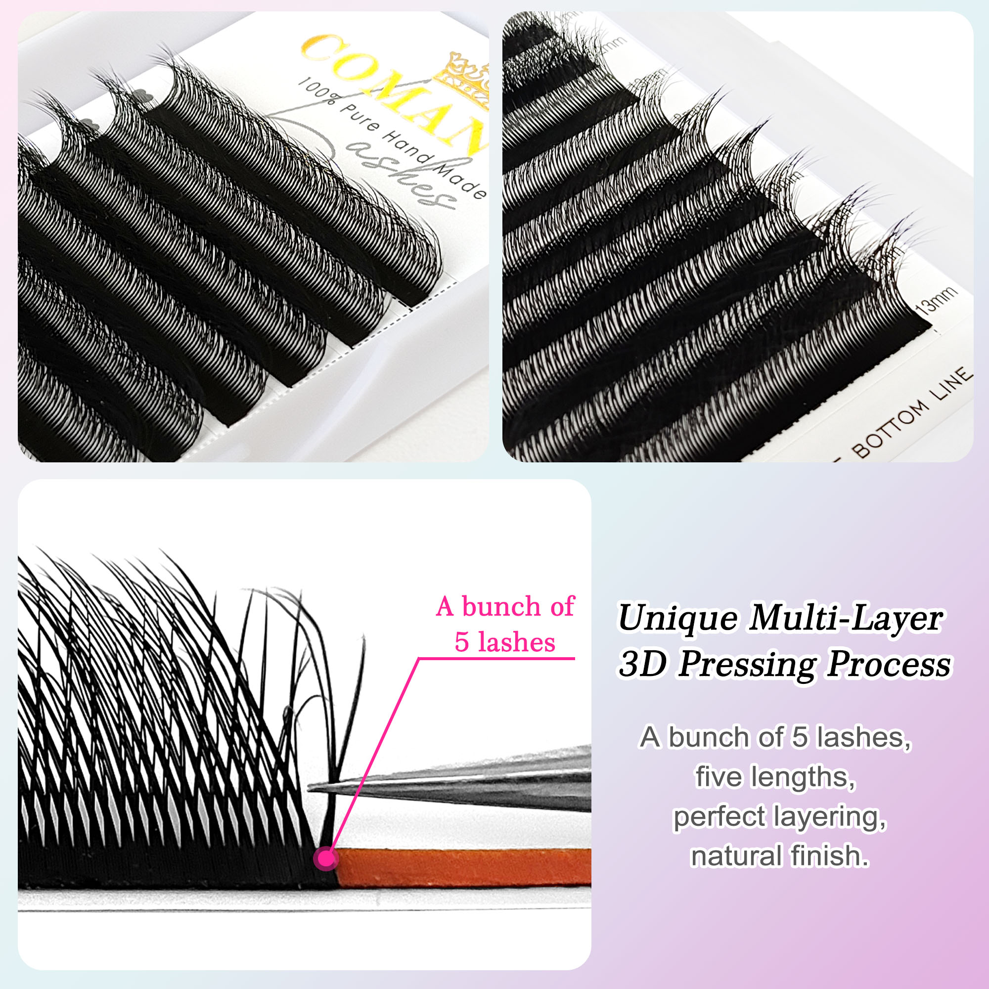 CoMango Premium Mutil-layer Sl - Eyelash Extension Hybrid avaliação e preço