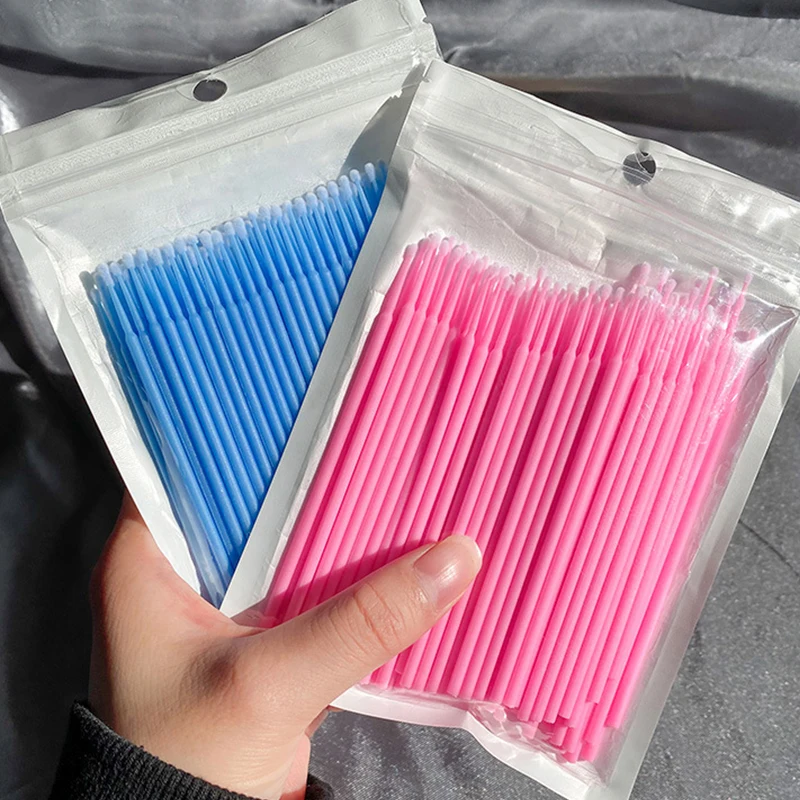 100Pcs Eyelash Cleaning Brush  - Eyelash Extension Removal avaliação e preço
