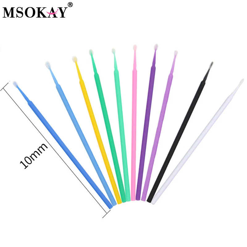 100Pcs Eyelash Cleaning Brush  - Eyelash Extension Removal avaliação e preço