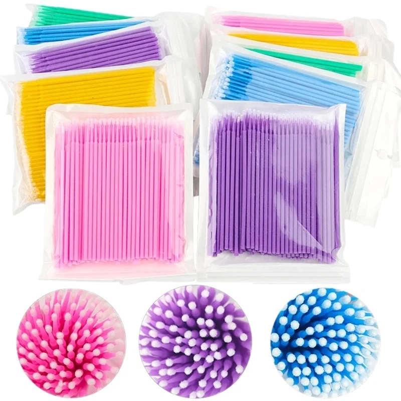 500/1000PCS Eyelashes Microbru - Eyelash Extension Removal avaliação e preço