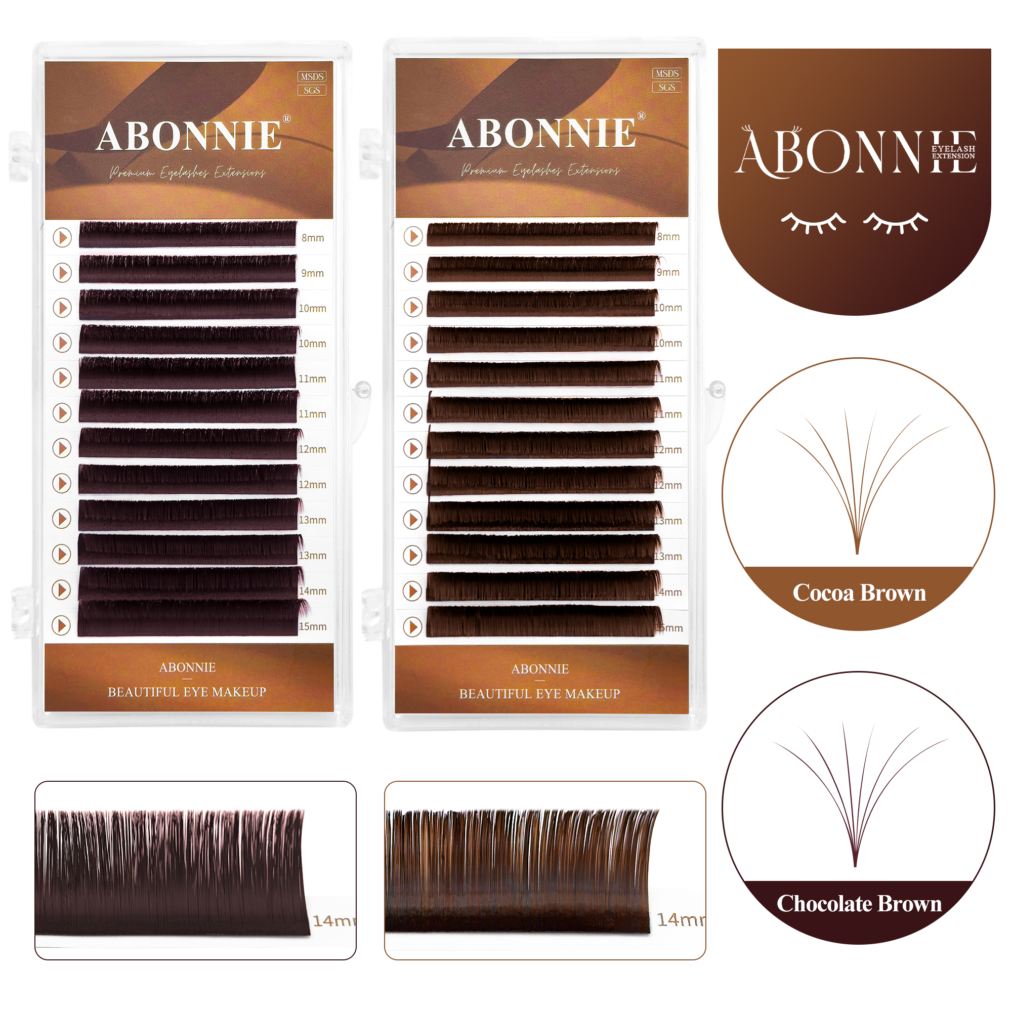 ABONNIE Cashmere Cocoa Chocola - Eyelash Extension Wet Look avaliação e preço