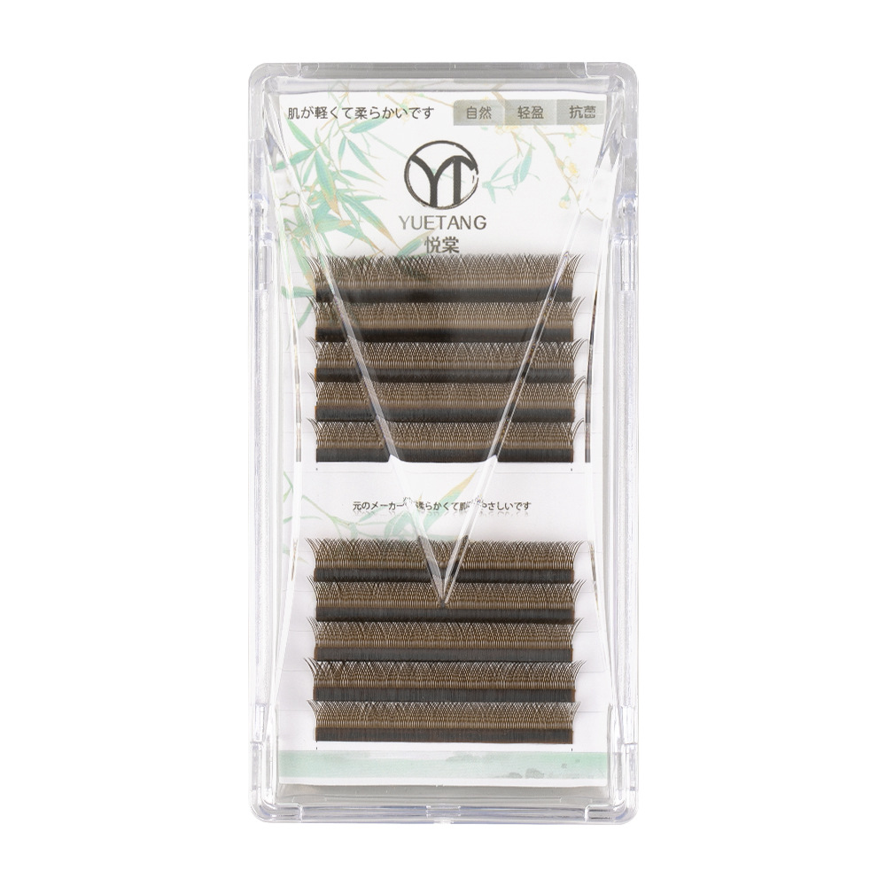 Brown YY Premade Fans Eyelash  - Eyelash Extension Hybrid avaliação e preço
