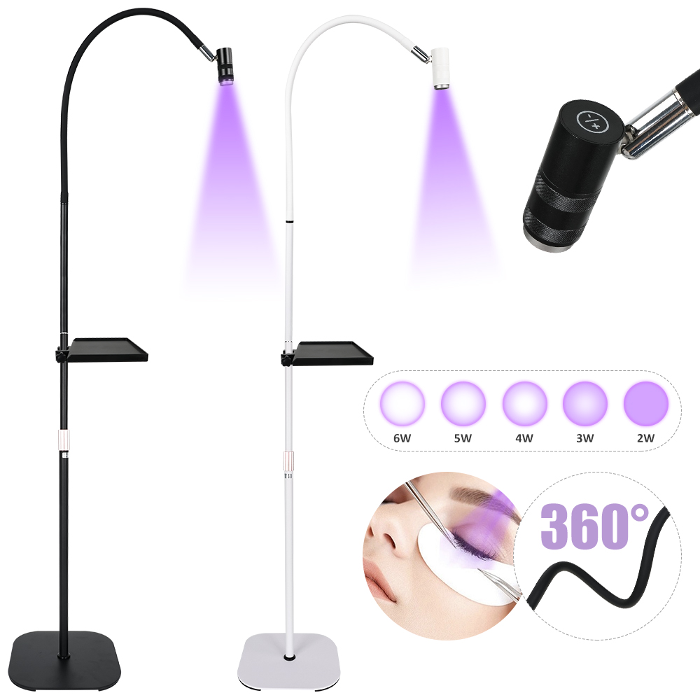 6W UV Lash Light Lash Lamp for - Eyelash Extension Videos avaliação e preço