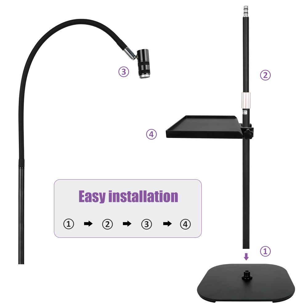 6W UV Lash Light Lash Lamp for - Eyelash Extension Videos avaliação e preço