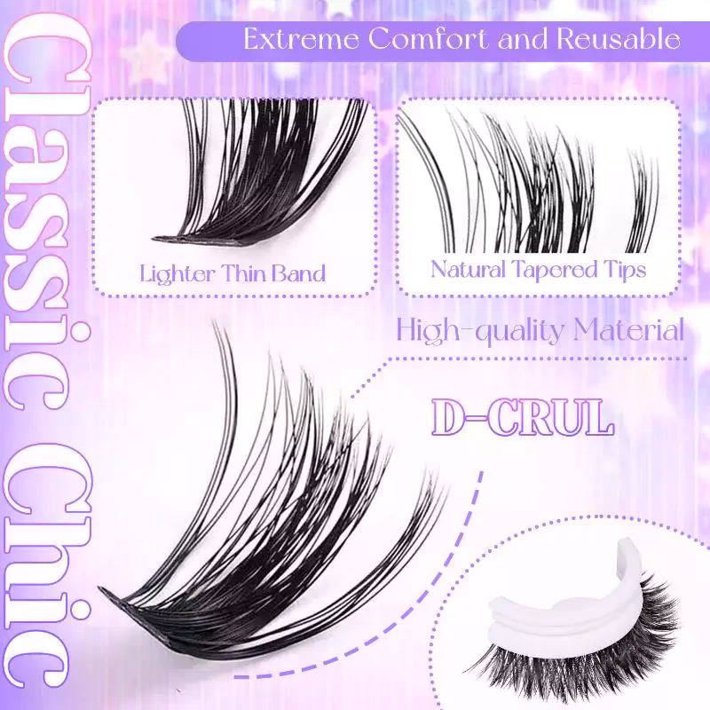 Lashes Cluster DIY Lash Extens - Eyelash Extension Individual avaliação e preço