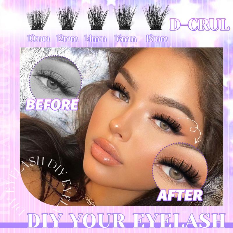 DIY Cluster Lashes Mixed Tray  - Eyelash Extension Individual avaliação e preço