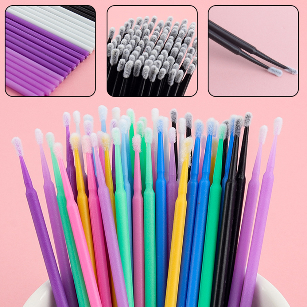 500/1000PCS Micro Brushes Eyel - Eyelash Extension Removal avaliação e preço