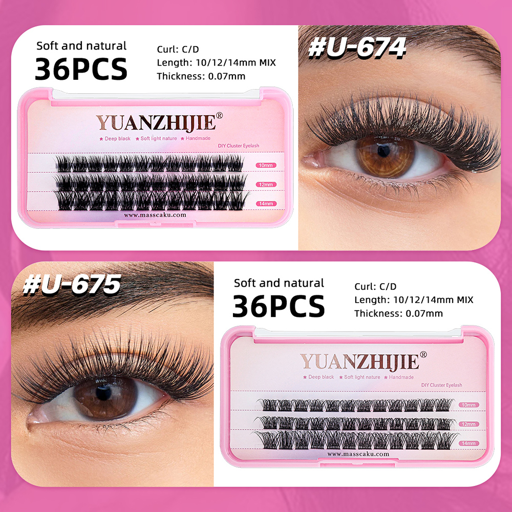New Arrival YUANZHIJIE C D Cur - Eyelash Extension Hybrid avaliação e preço