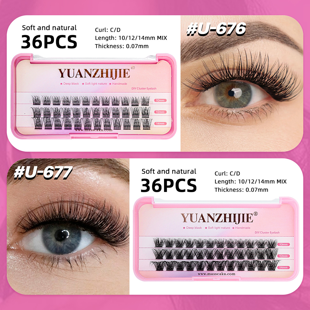 New Arrival YUANZHIJIE C D Cur - Eyelash Extension Hybrid avaliação e preço
