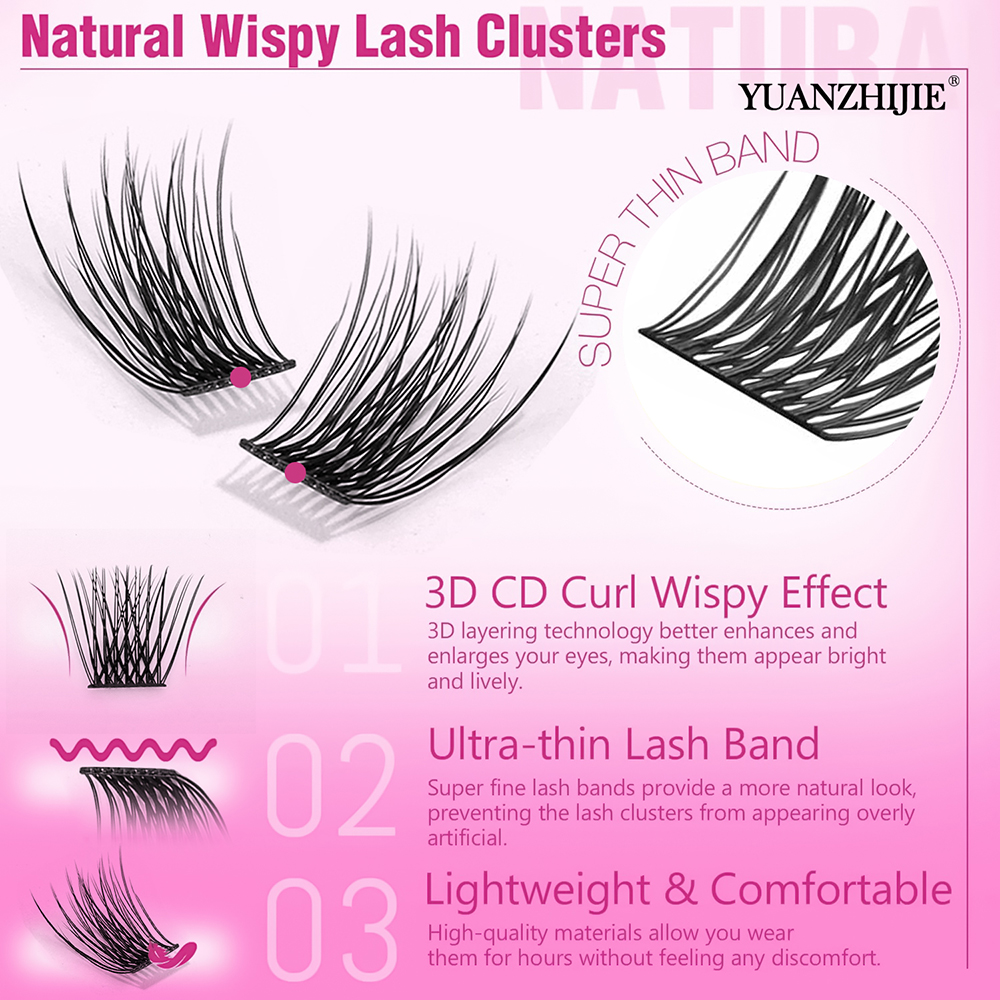 New Arrival YUANZHIJIE C D Cur - Eyelash Extension Hybrid avaliação e preço