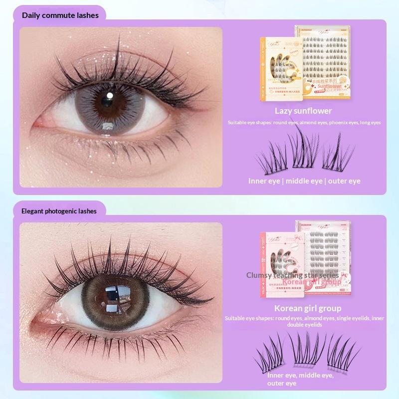 7 Rows Self-Adhesive Eyelashes - Eyelash Extension Individual avaliação e preço